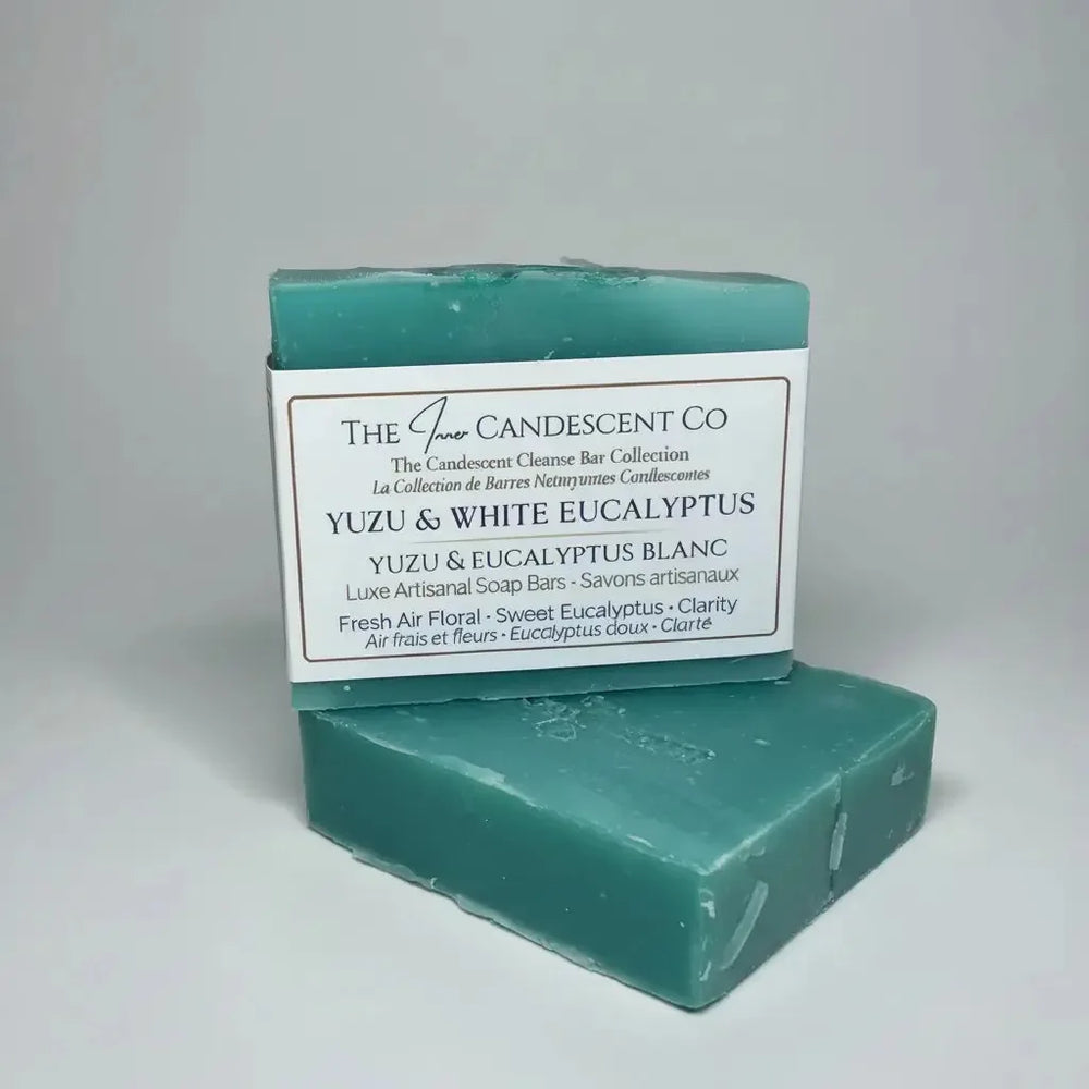 Yuzu et Eucalyptus Blanc | Savon Artisanal aux Agrumes et Eucalyptus