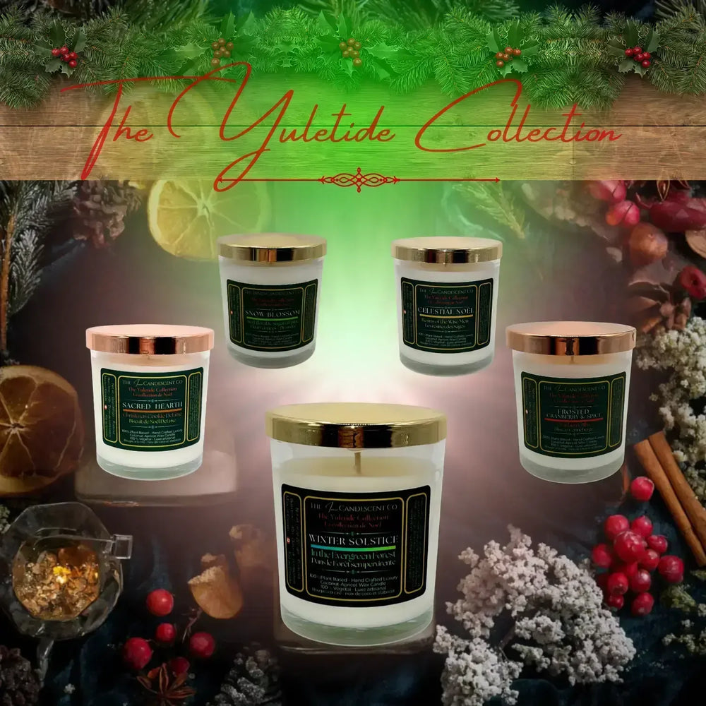 LA COLLECTION DES FÊTES | Ensemble-cadeau de 5 bougies de Noël de luxe