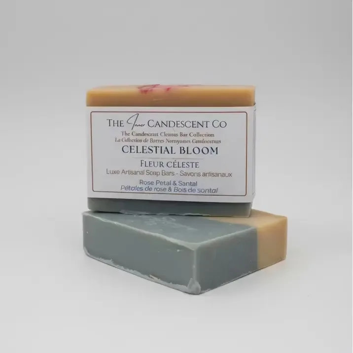 Fleur Céleste | Savon Artisanal Rose, Santal & Ambre