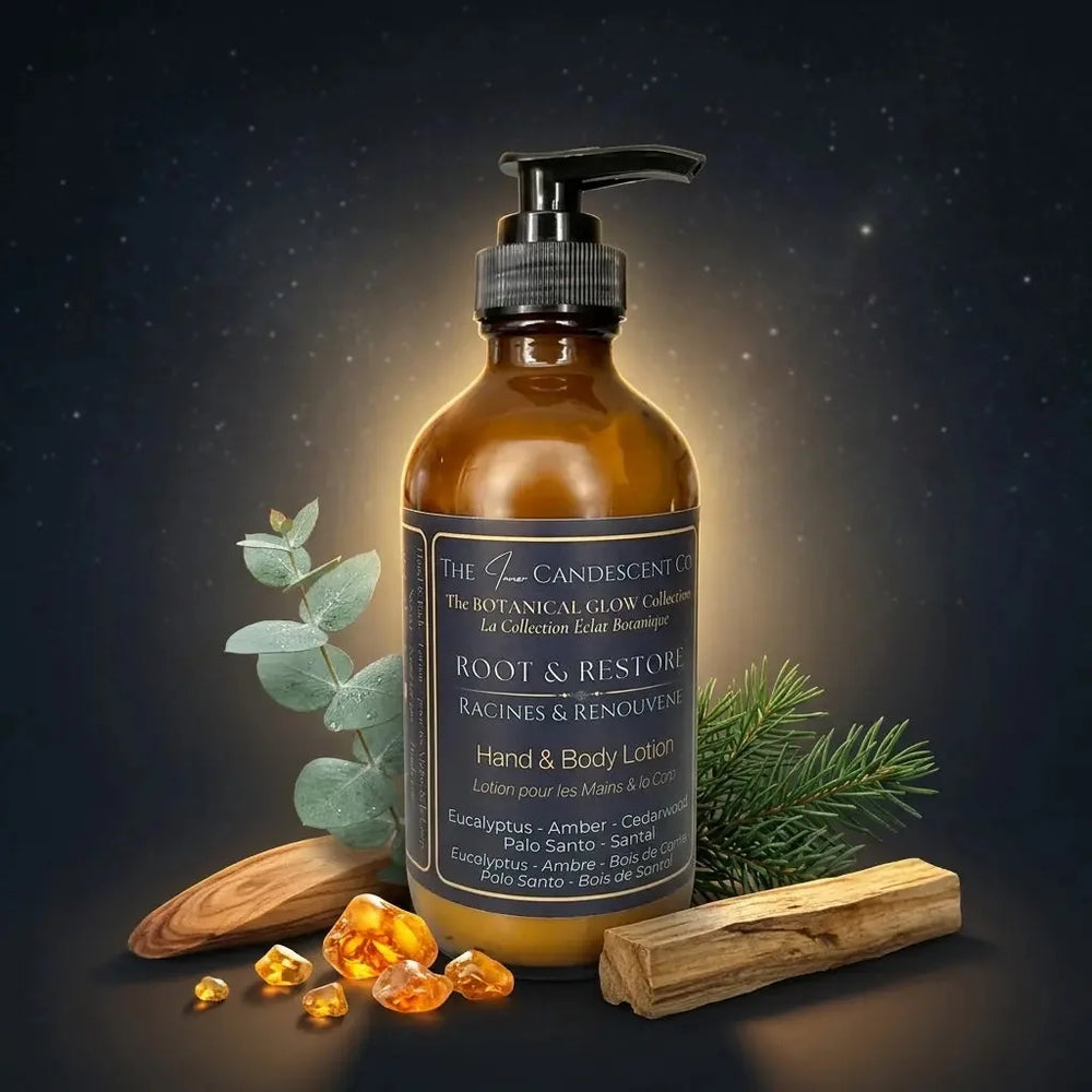 ROOT & RESTORE | Lotion luxueuse pour les mains et le corps aux extraits botaniques pour s'ancrer