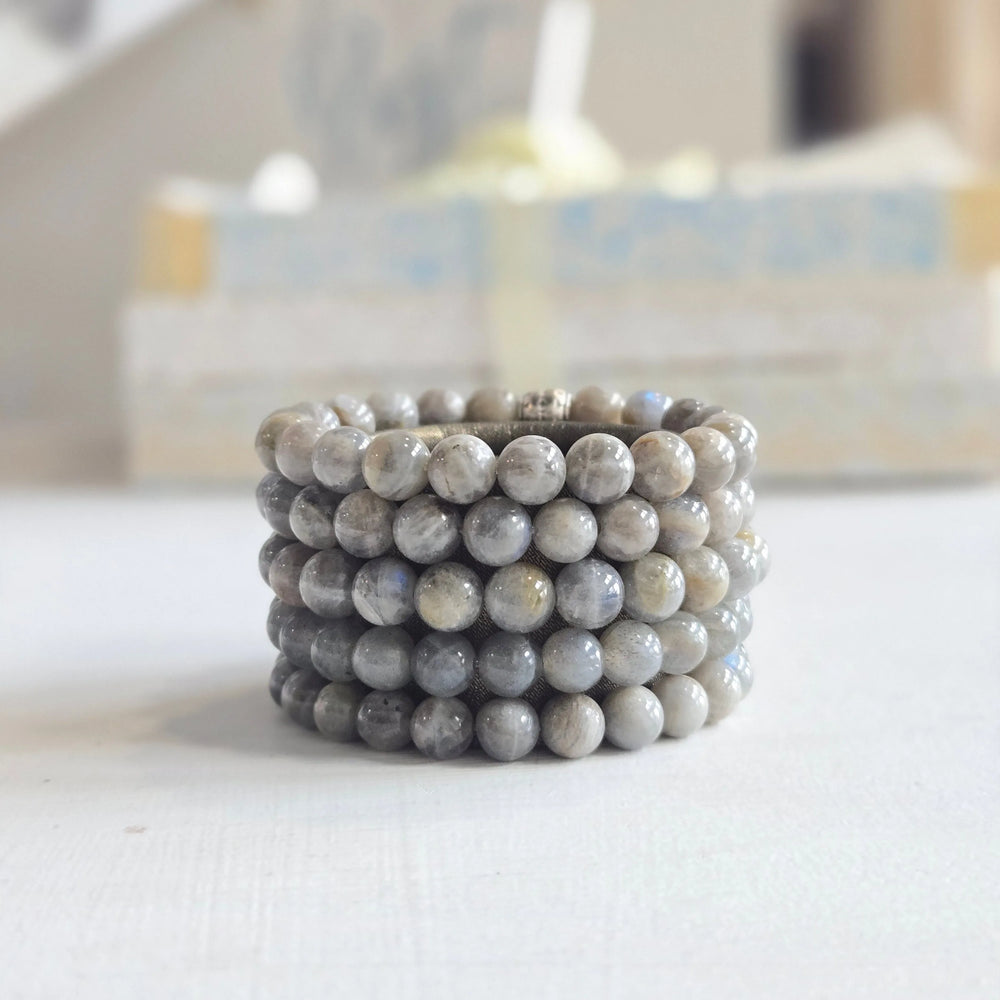 Bracelet en Labradorite Naturelle