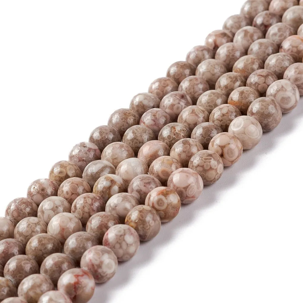 Maifan Gemstone Bead Thistle