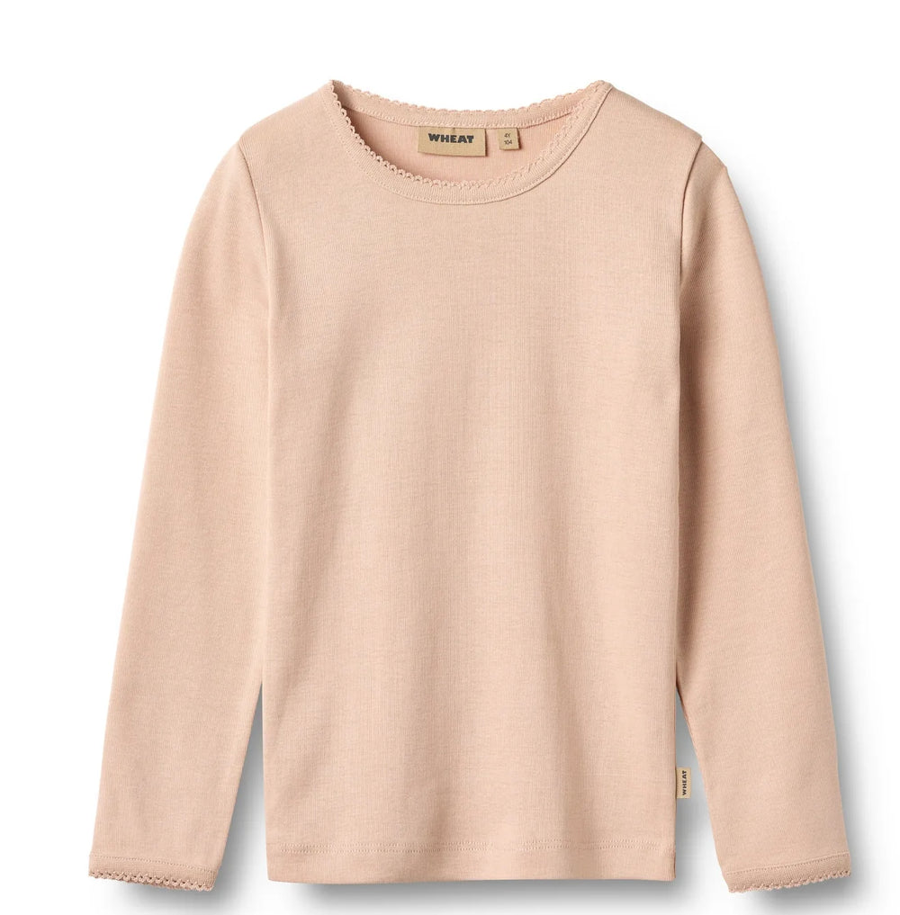 Chandail à manches longues Belis | Rose Dust | Wheat Enfants