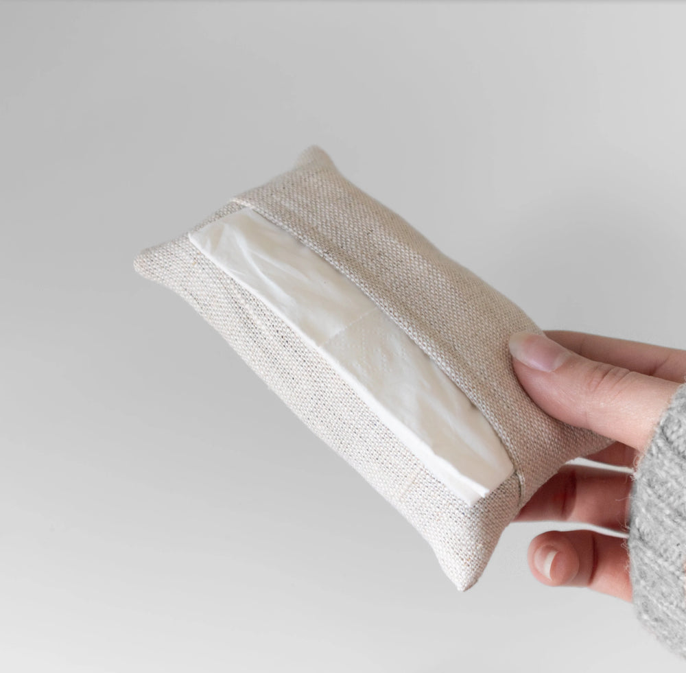 Porte-mouchoirs en tissu | Format de poche (petit) | Lin