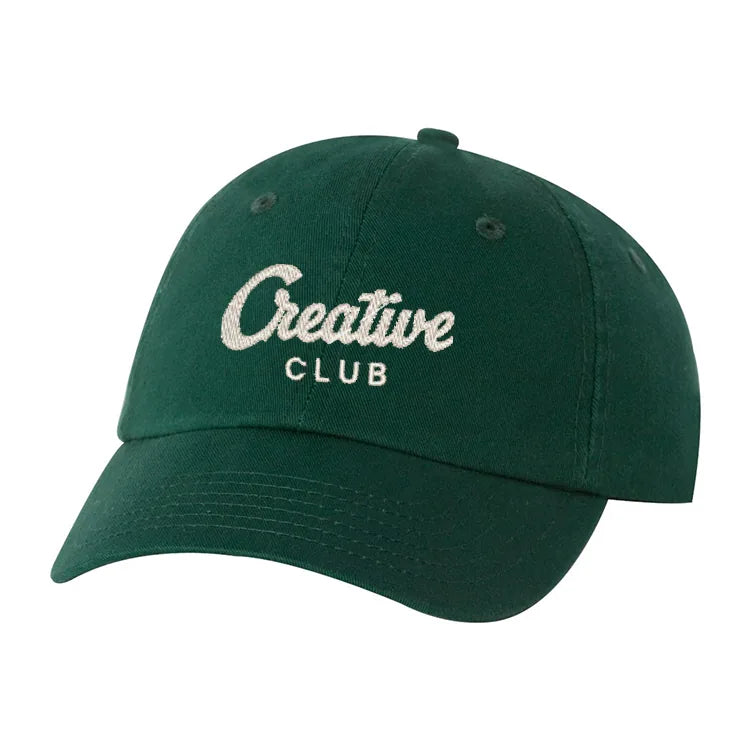 Embroidered "Creative Club" Cap