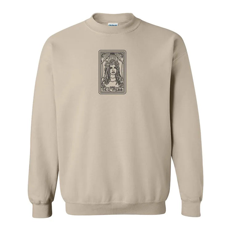 Embroidered Crewneck The Empress