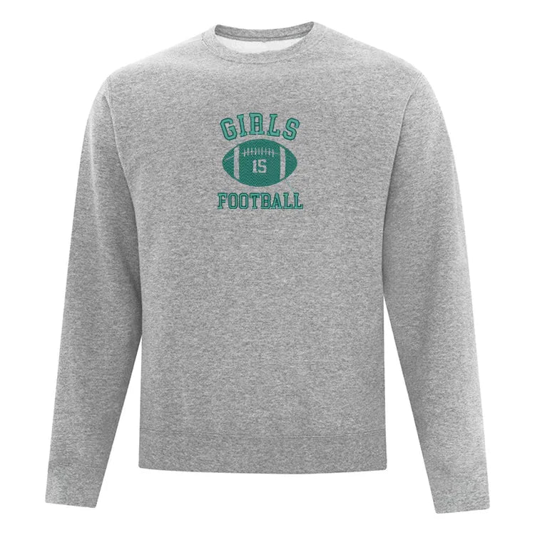 Chandail "Girls Football" brodé