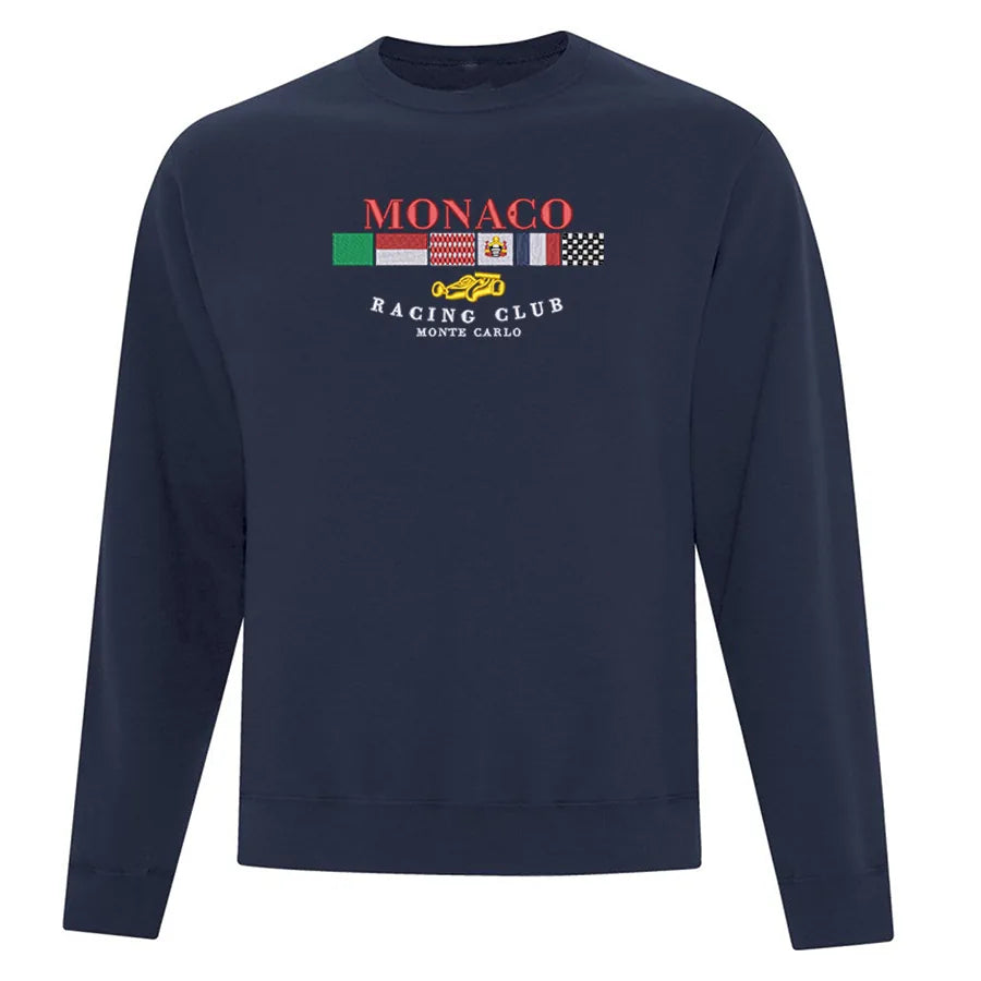 Chandail à col rond "Monaco" brodé 🔥