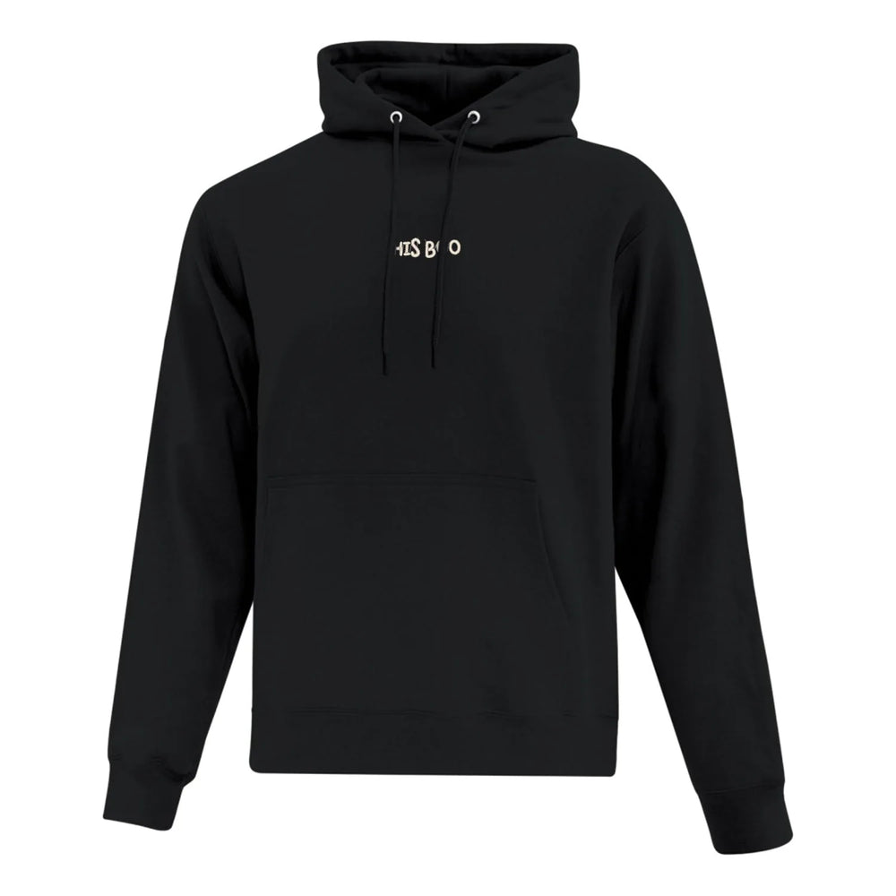 Embroidered "His Boo" Hoodie
