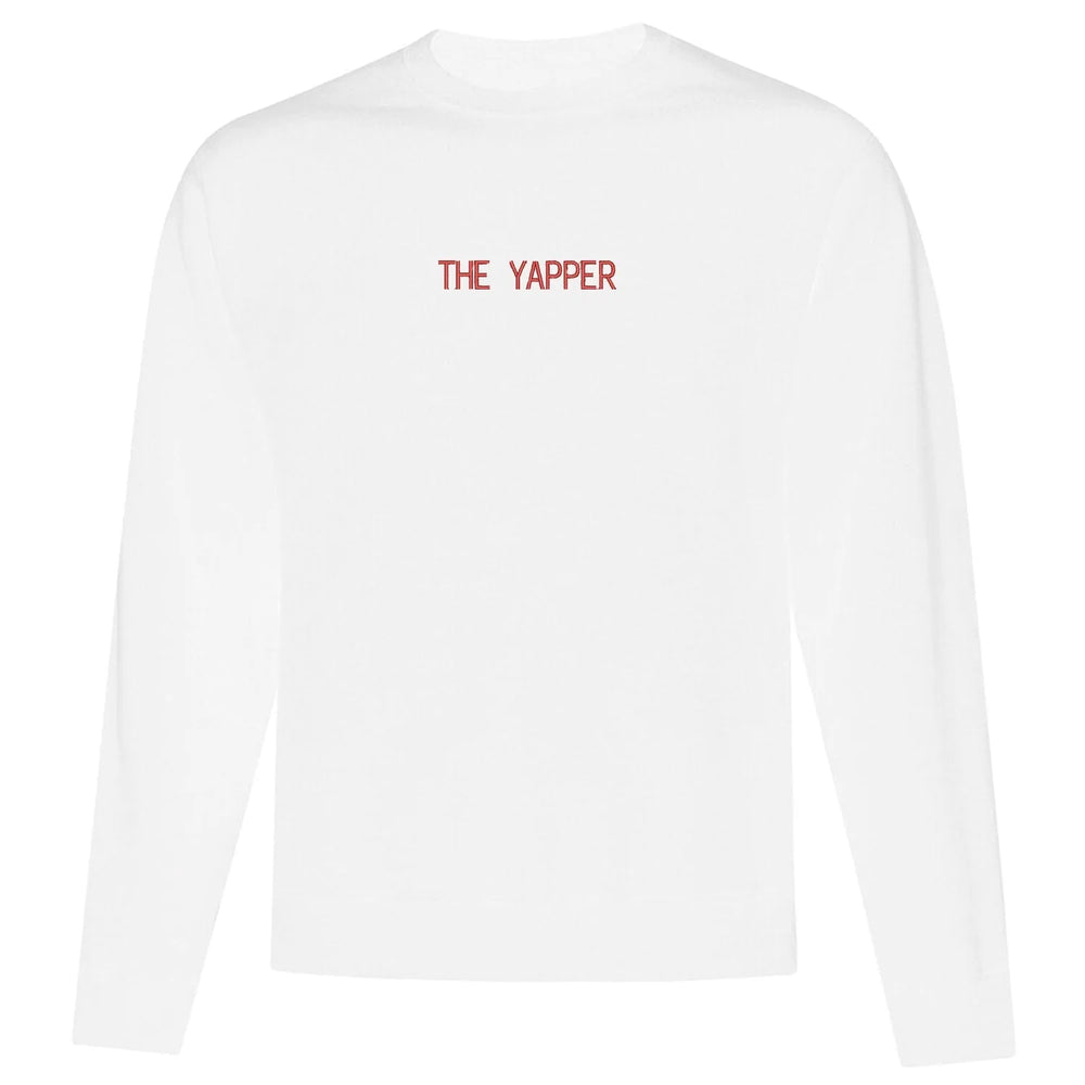 Embroidered Crewneck "The Yapper"