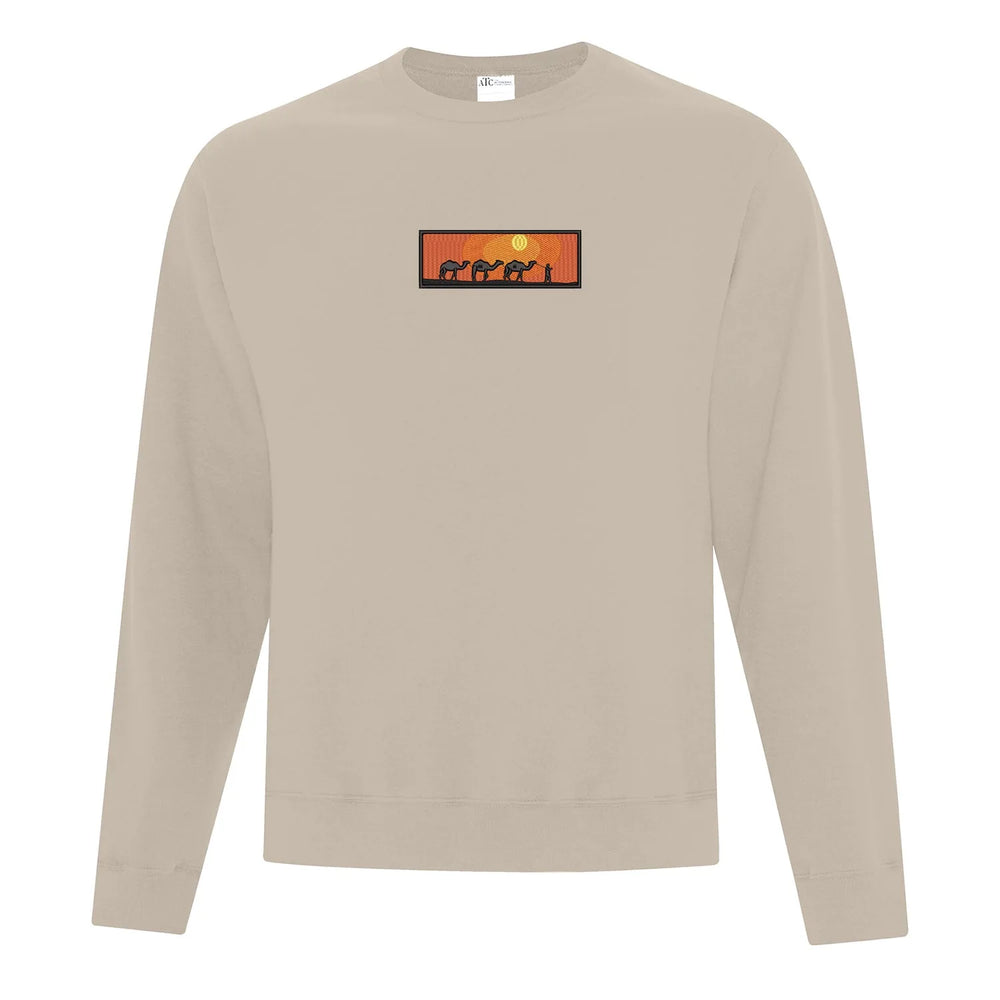 Embroidered Desert Crewneck