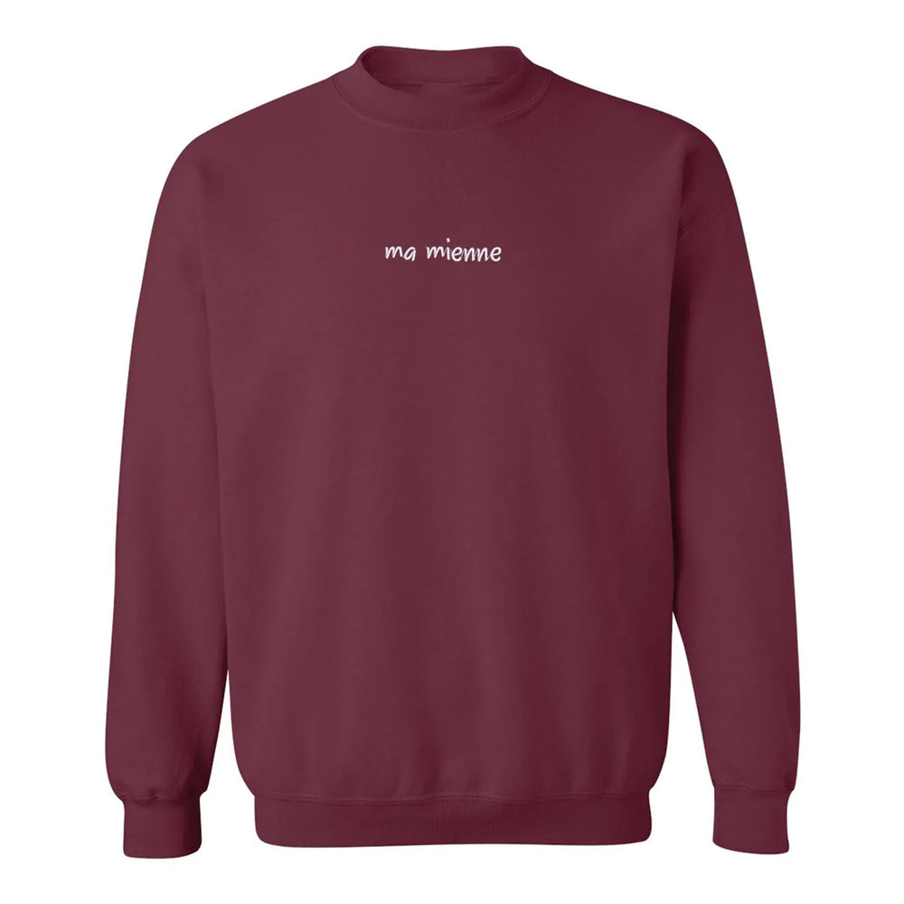 Embroidered "Ma mienne" Crewneck