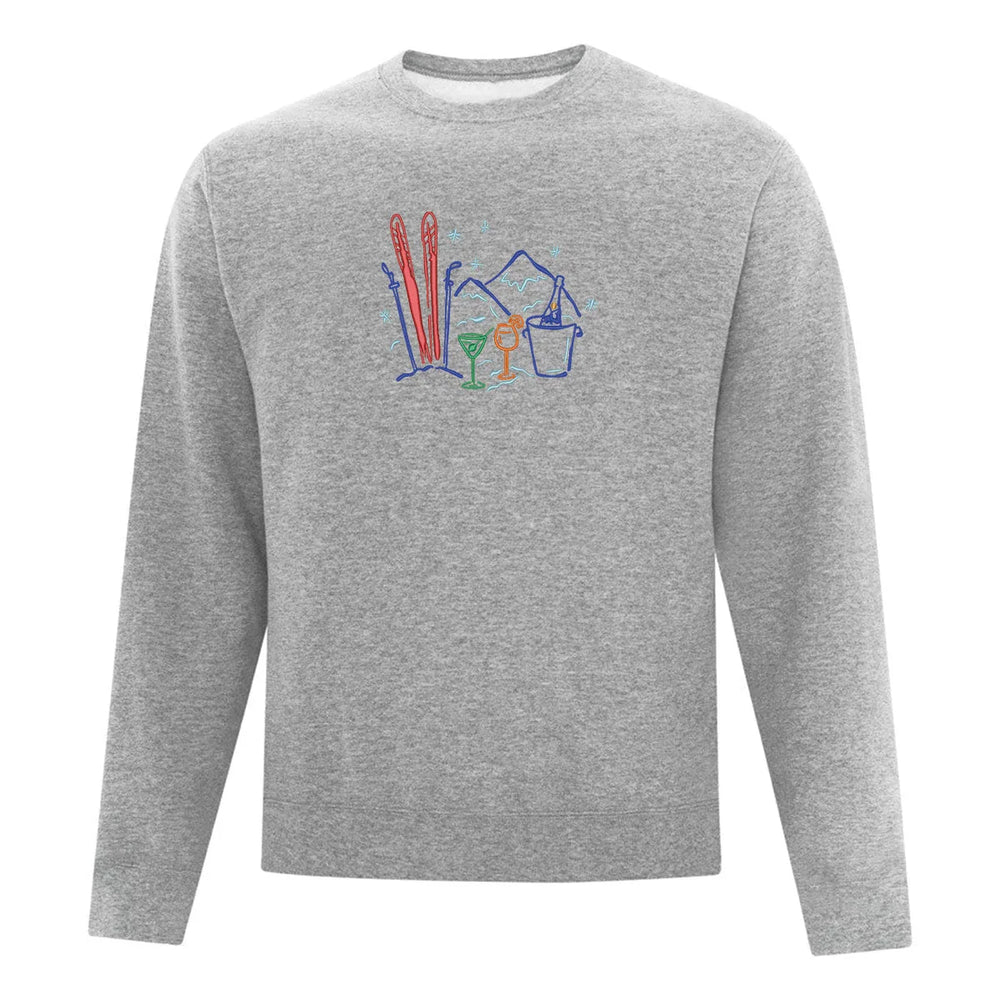 Embroidered Winter Apéro Crewneck