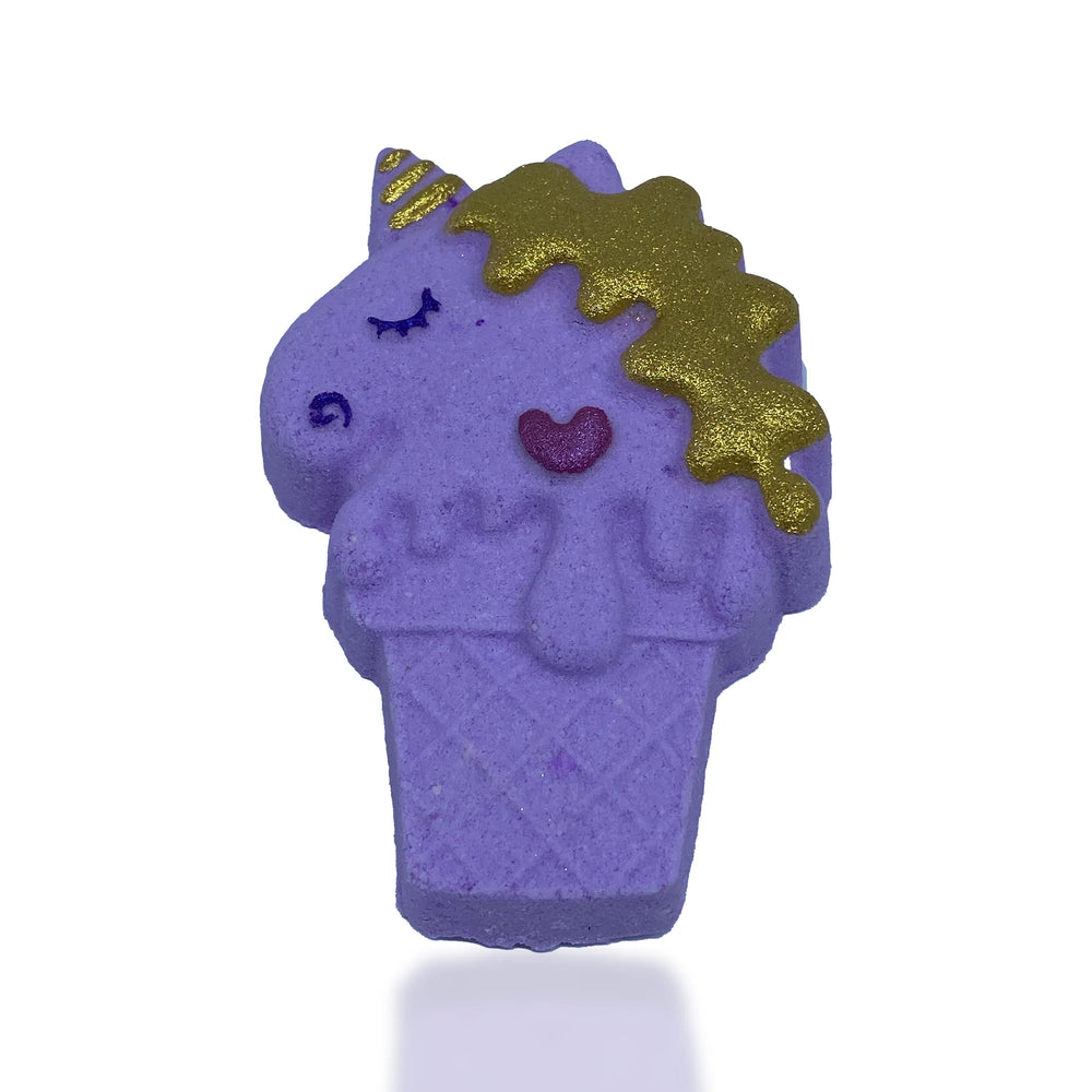 Cornet de crème glacée - Licorne