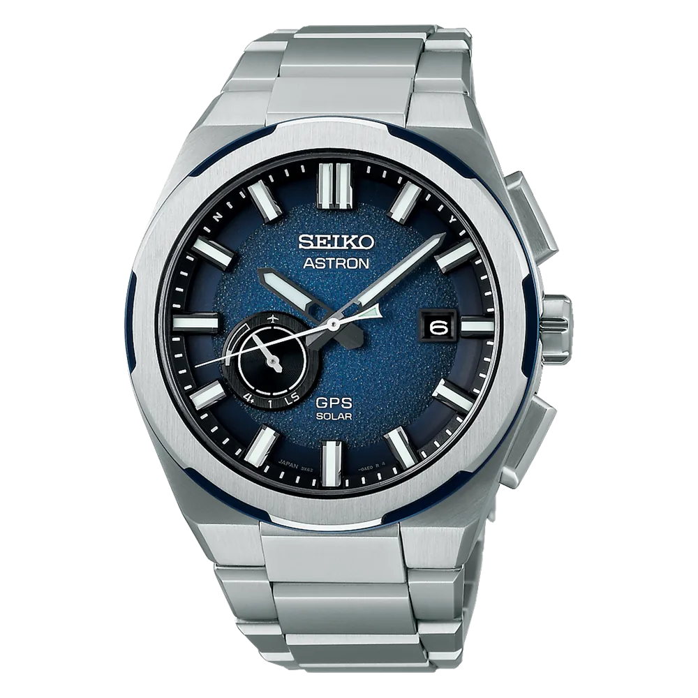 SEIKO Astron GPS Solaire Cadran Bleu | SSJ023