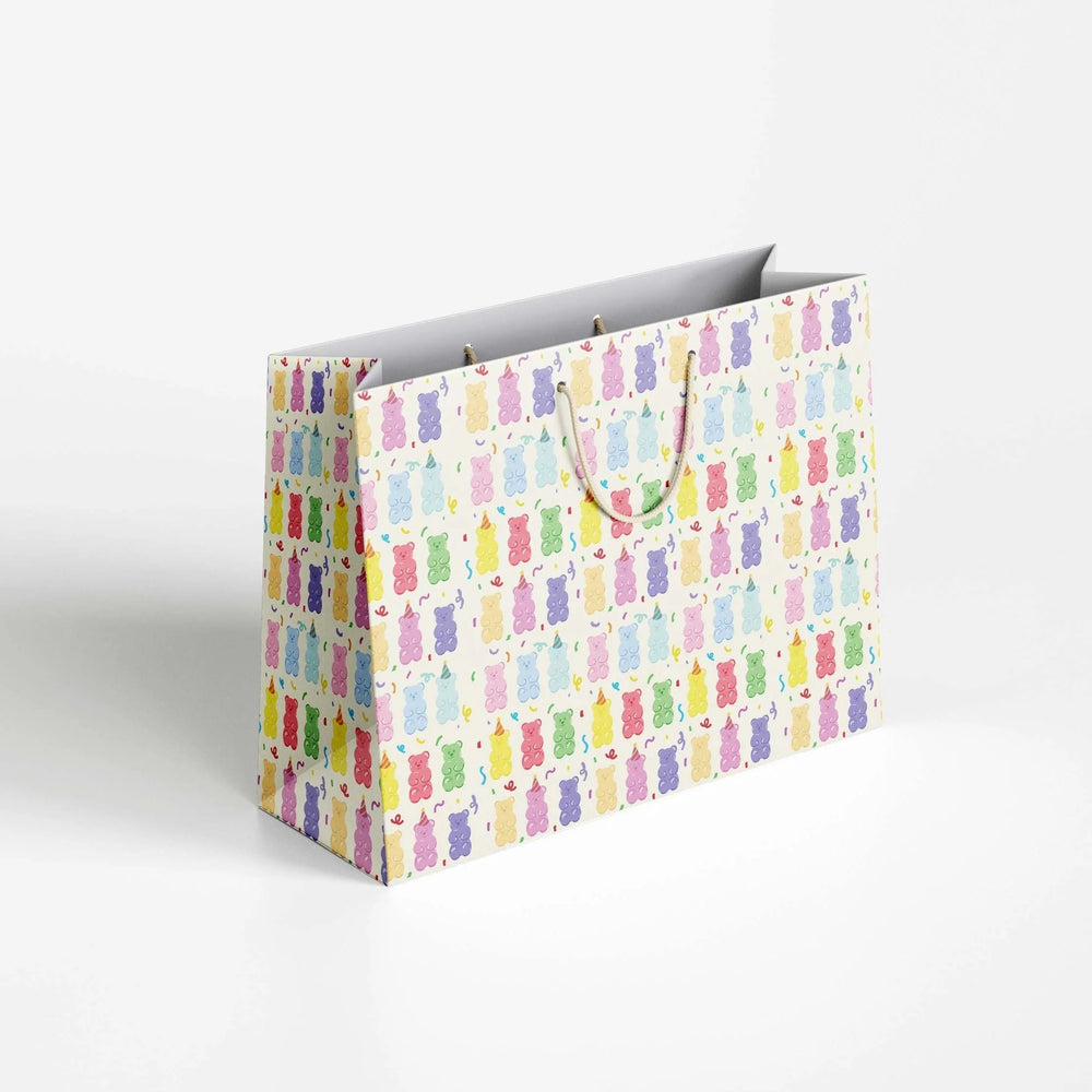 Sac Cadeau Motif Oursons Gommes