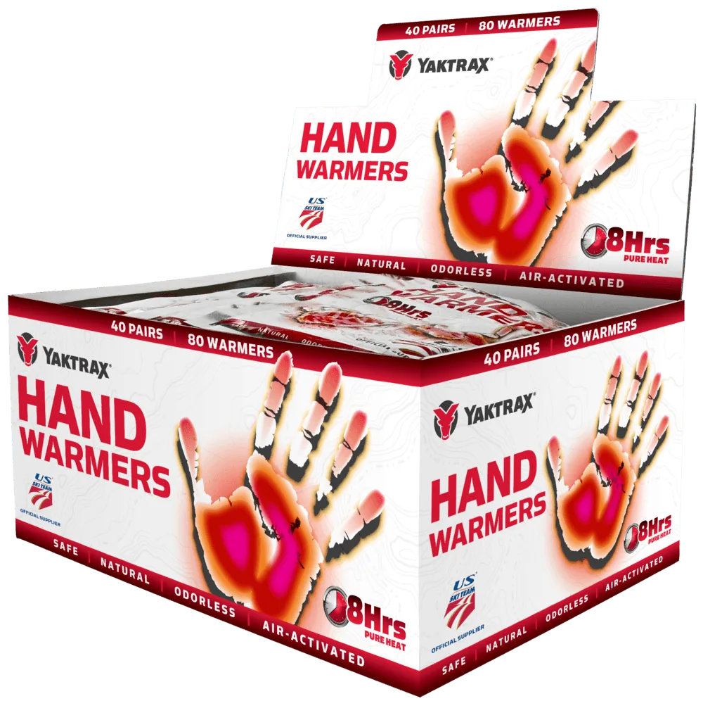 YAKTRAX Hand Warmers - Box of 40