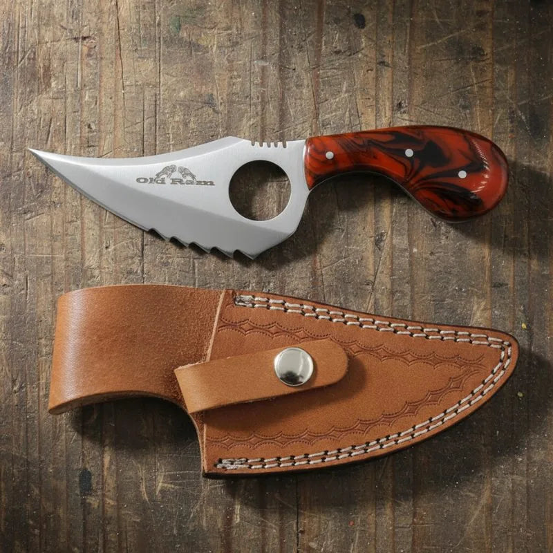 7.25" Old Ram Fixed Blade Skinner Knife