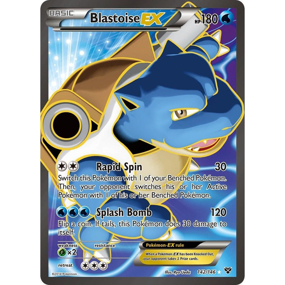 Blastoise EX (142 Full Art) (142/146) (XY)