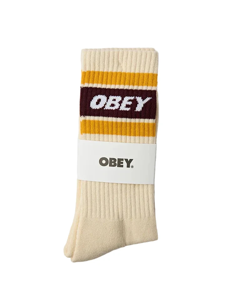 Chaussettes Obey 'Cooper II' - Non blanchies/Zinfandel