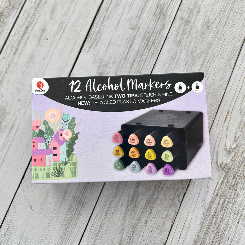 Feutres à alcool Decotime - Sérénade Pastel