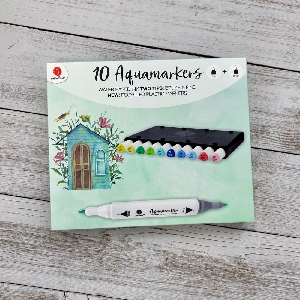 Decotime Aquamarkers - Leafy Brights