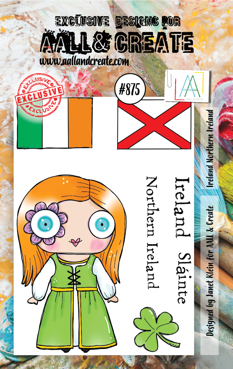 AALL et Create Set de tampons -875 - Irlande du Nord