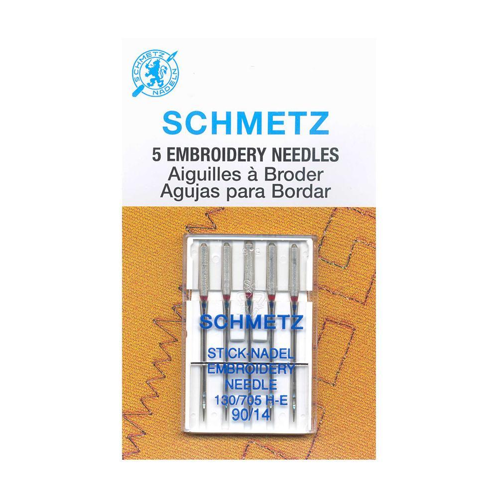 SCHMETZ #1720 Embroidery Needles Carded - 90/14 - 5 Pieces — Cottage Quilting Ltd.