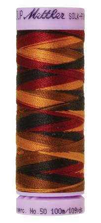 Mettler Silk-Finish 50wt Variegated Cotton Thread 109yd/100M Elegante — Cottage Quilting Ltd.