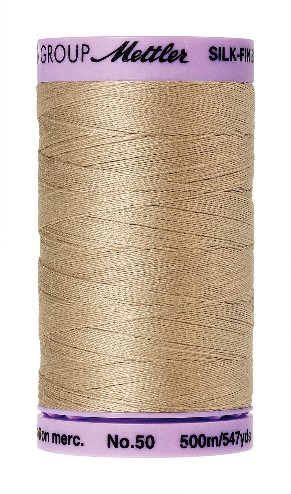 Mettler Silk-Finish Coton Uni 50wt 547yd/500M Paille