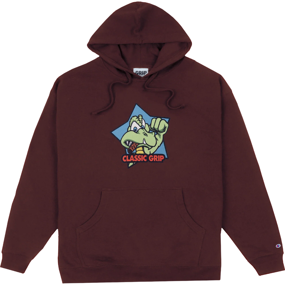 Tricot à Capuchon Classique 'Cool Gator' - Bordeaux