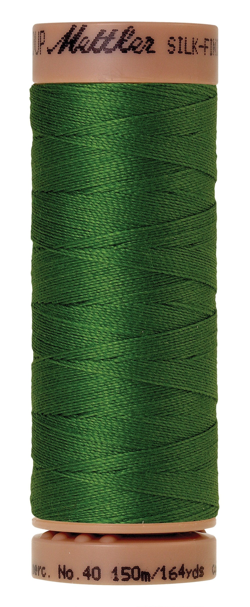 Mettler Silk-Finish 40wt Solid Cotton Thread 164yd/150M Treetop — Cottage Quilting Ltd.