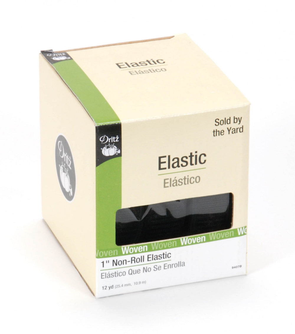 Non-Roll Elastic 1in Black