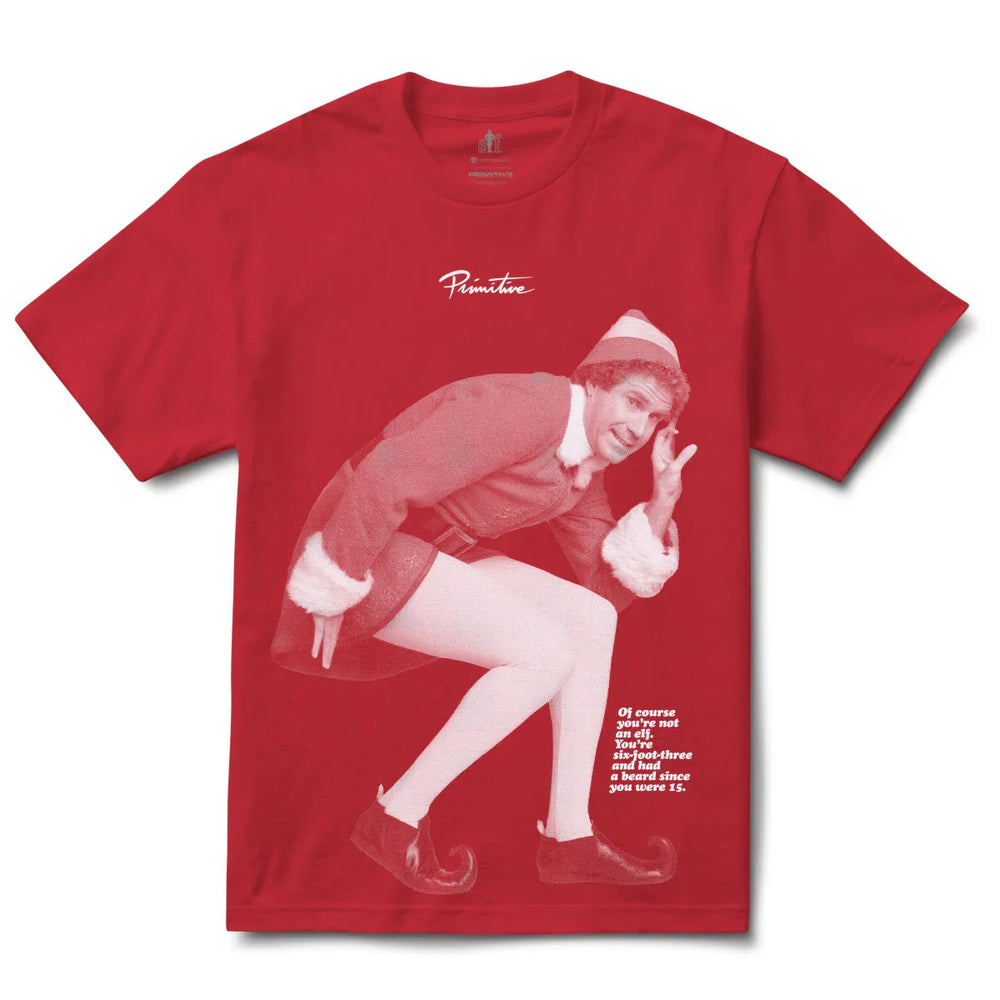 Primitive x Elf 'Hey Buddy' T-shirt - Rouge