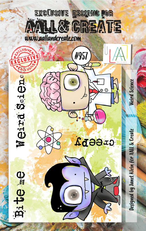 AALL and Create #957 - A7 Stamp Set - Weird Science — Ecstasy Crafts