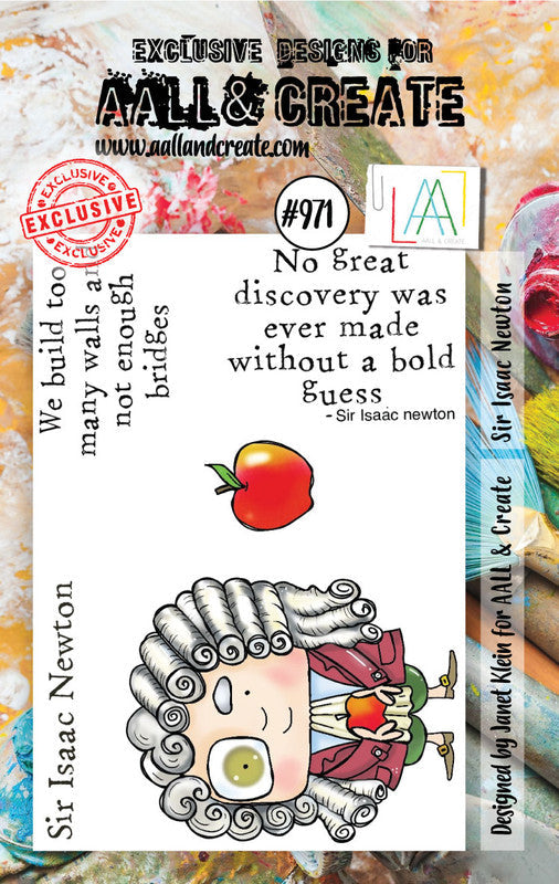 AALL and Create #971 - Set de Tampons A7 - Sir Isaac Newton
