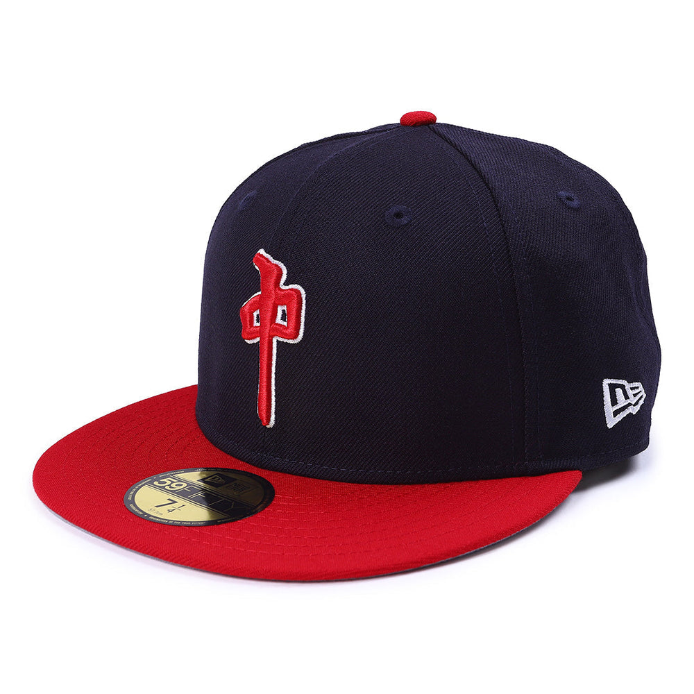 Casquette ajustée 'Dynasty' Red Dragon x New Era - Marine/Rouge
