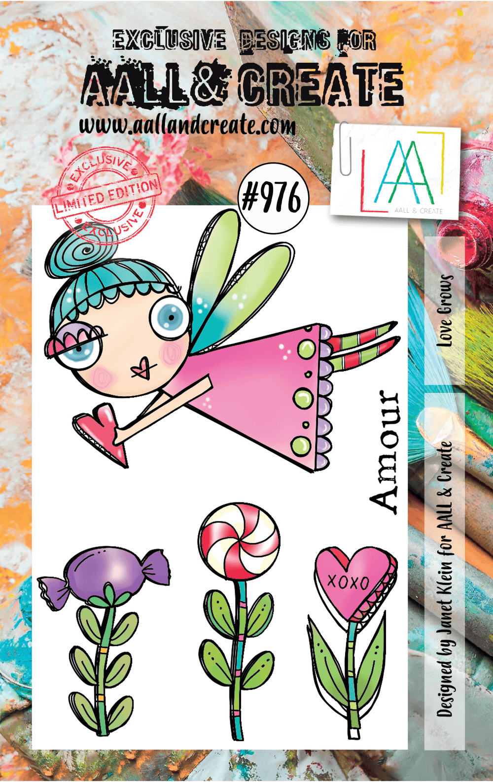 AALL and Create Stamp Set - 976 - Love Grows — Ecstasy Crafts