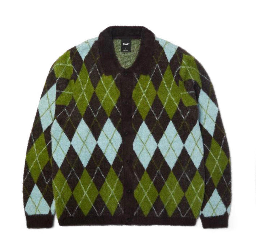 Chandail en mohair 'Cooper' de HUF - Brun foncé