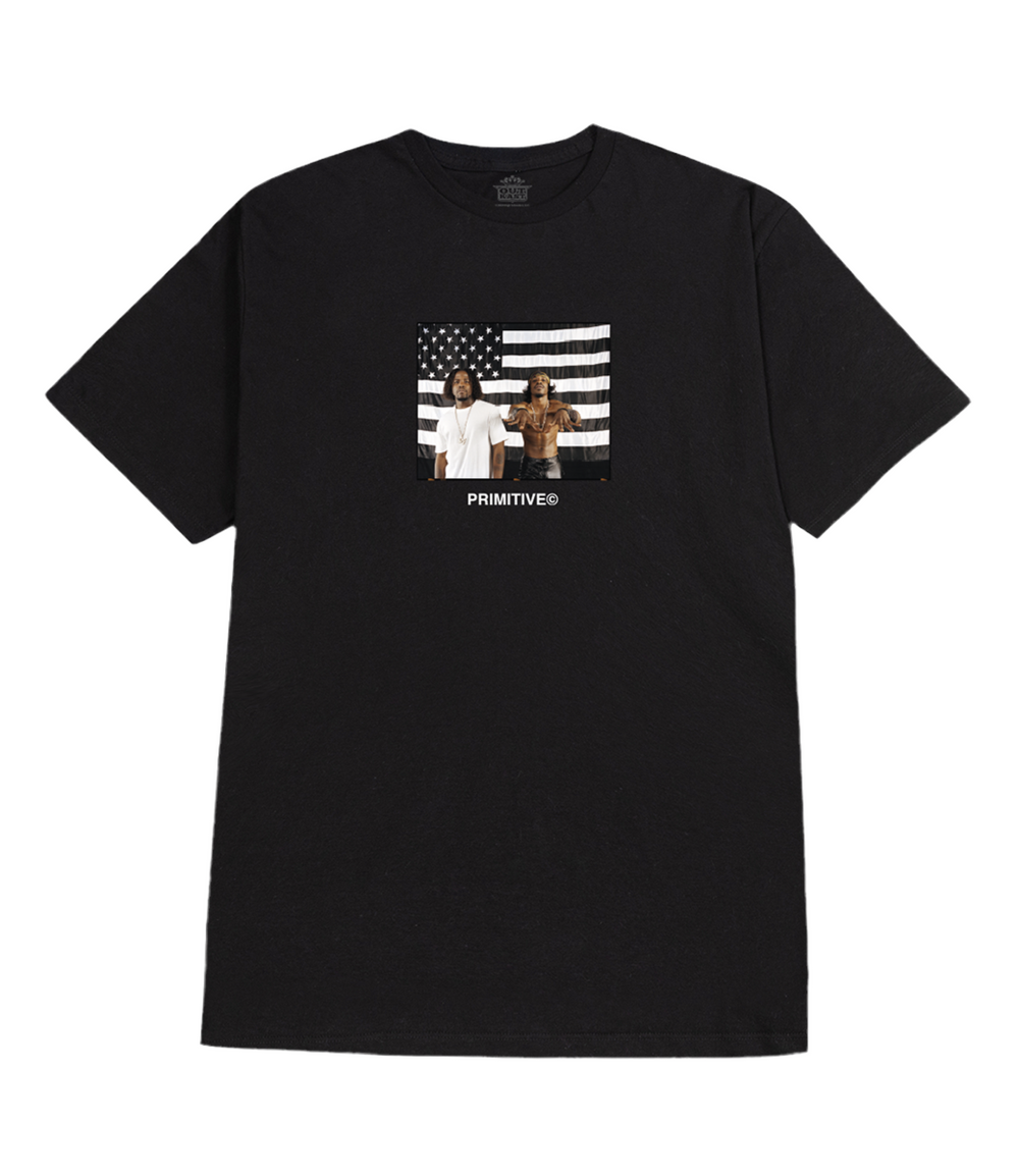 Primitive x Outkast T-shirt 'Stripes' - Noir