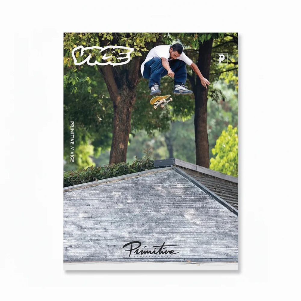 Autocollant Primitive x Vice 'Mag Cover' - Gris