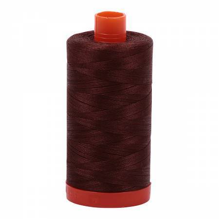 Aurifil Thread #2360 Solid Chocolate — Cottage Quilting Ltd.
