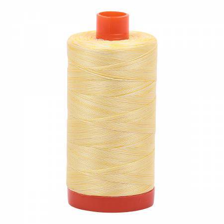 Aurifil Thread #3910 Variegated Lemon Ice — Cottage Quilting Ltd.