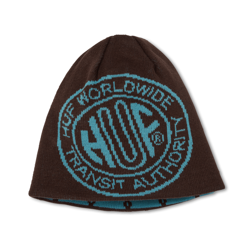 Tuque HUF 'Token Reversible Skull' - Bison