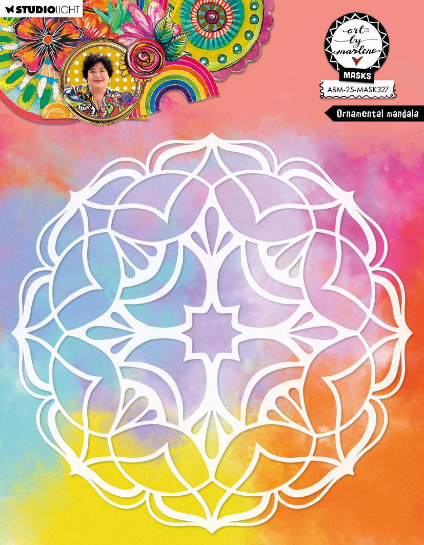 ABM Masque Mandala Ornemental Par Marlene 1 PC