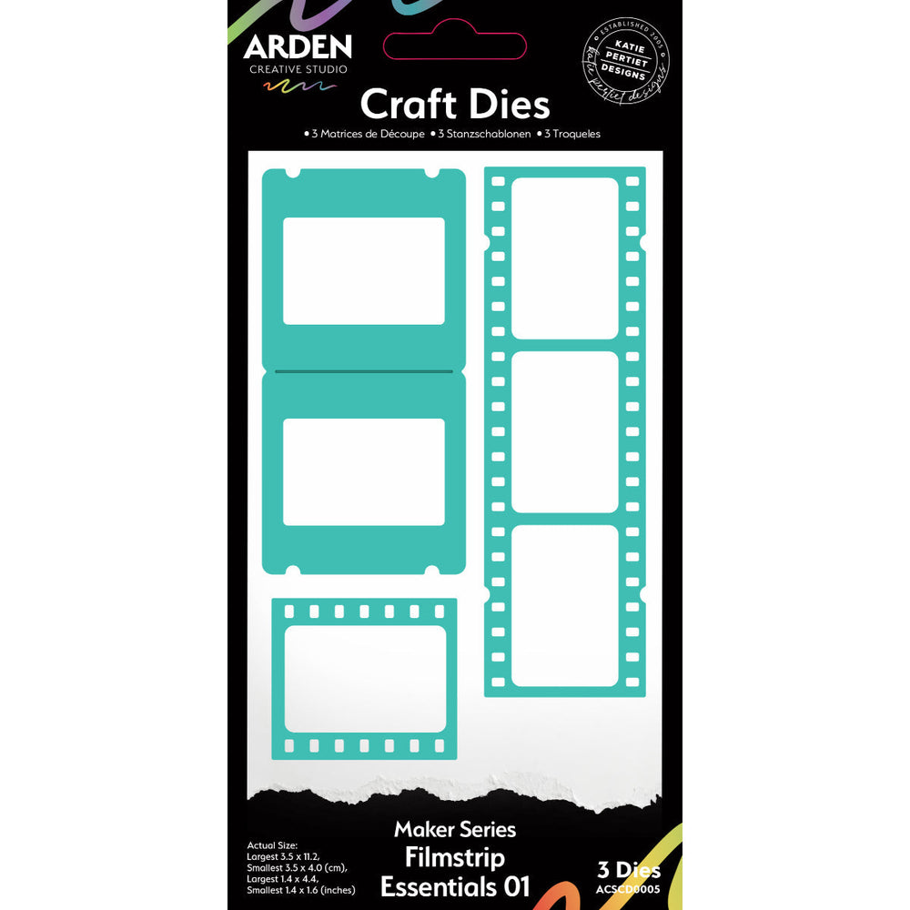 Jeu de matrices artisanales Arden Creative Studio Maker Series Filmstrip Essentials 01