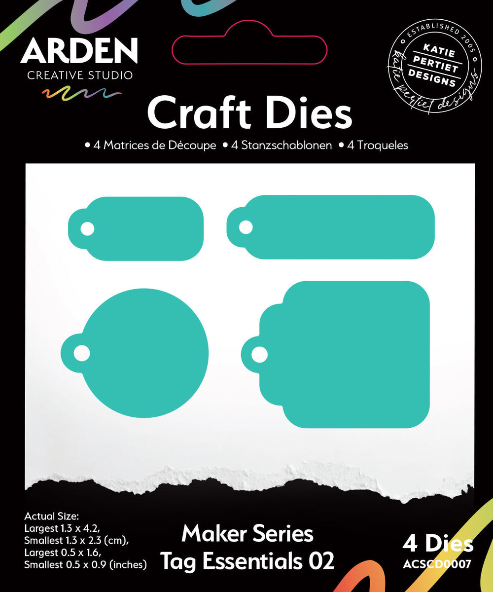 Arden Creative Studio Maker Series Matrices de découpe Essentiels pour étiquettes 02