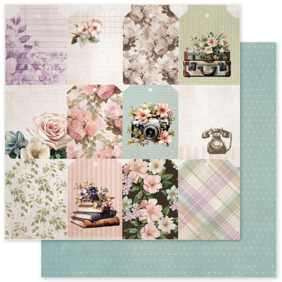 Afternoon in the Park Basics E 12 x 12 Paper (12 pc Bulk Pack) 34428 — Ecstasy Crafts