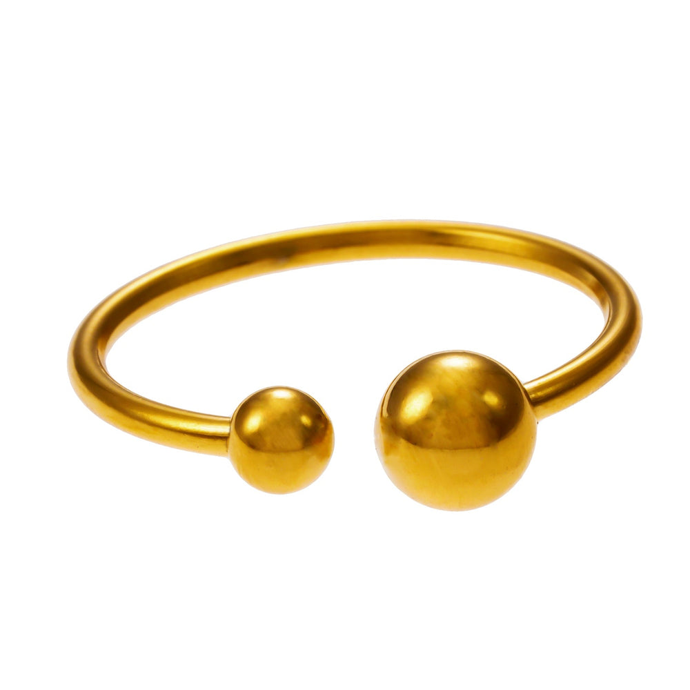 ALTHEA : Bague essentielle contemporaine avec perles boules
