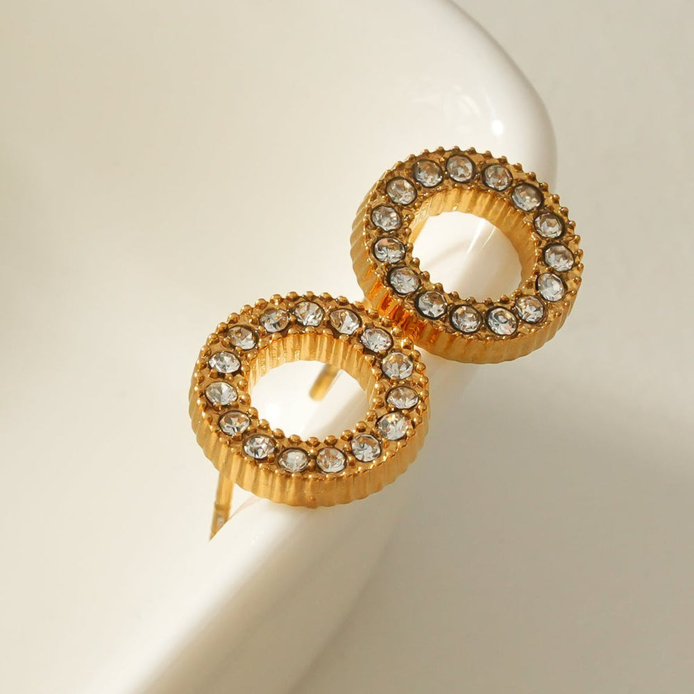 AMATOLE Or: Mini Clous d'Oreilles Cercle Radieux